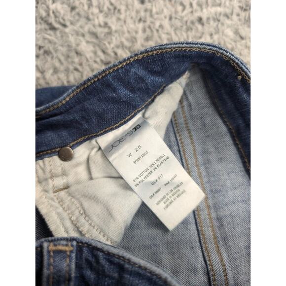 Joes Jeans Women 25 Blue Skinny Ankle Stretch Thrashed Stretch Mid Rise Grunge - Picture 4 of 9